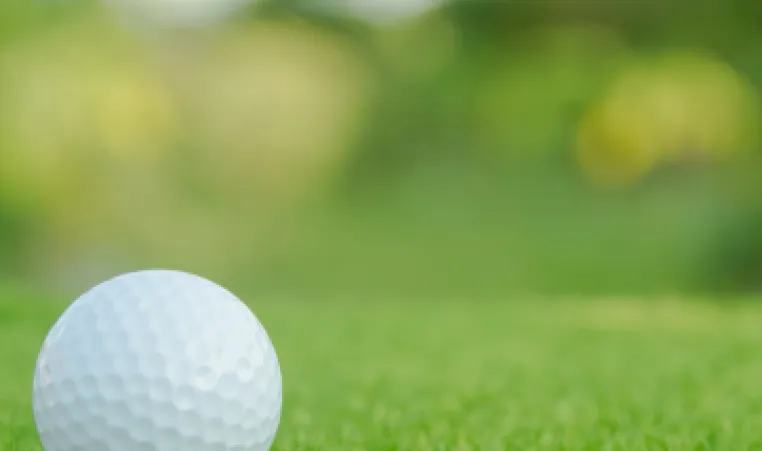 Golf Green and Golf Ball