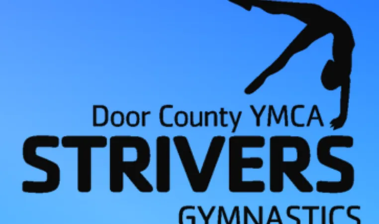 Blue Gradient Back Ground with Black Strivers Logo